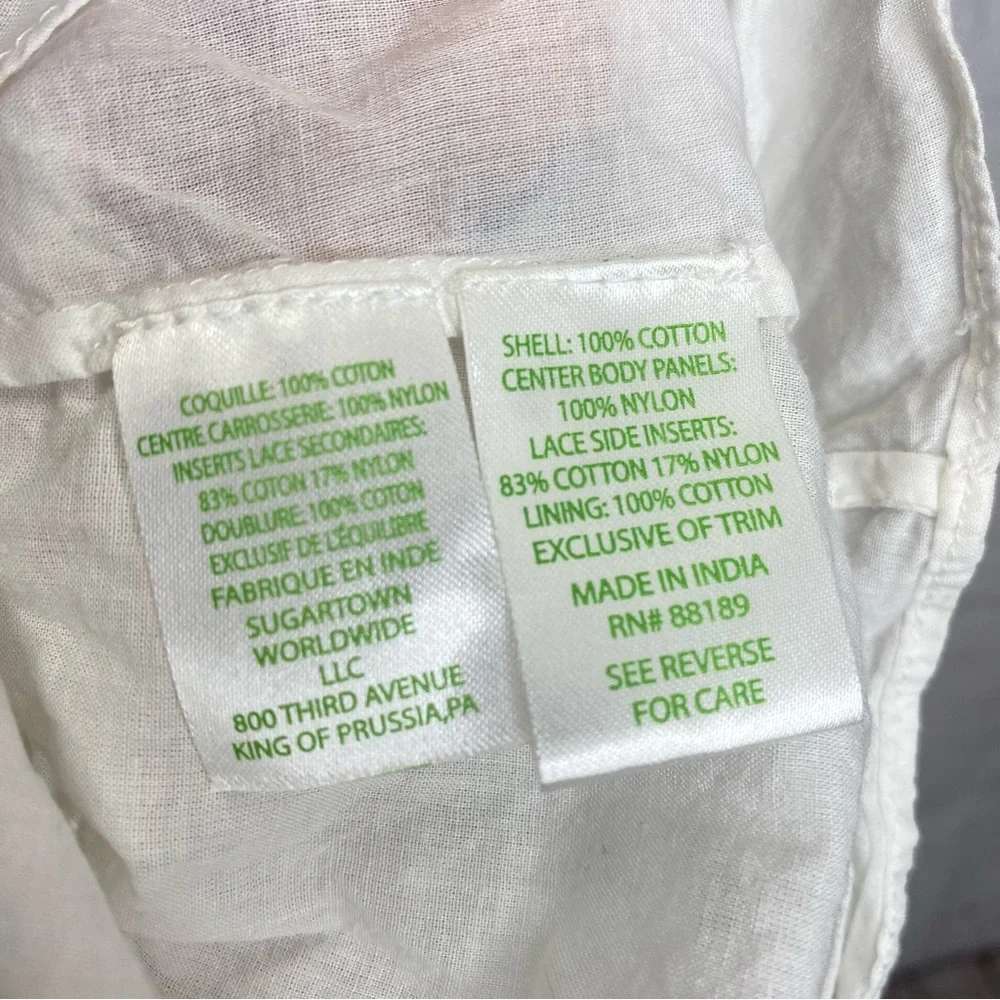 Lilly Pulitzer GINNY SHIFT DRESS White Size Large - Picture 9 of 9